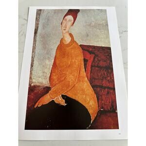 Modigliani, Jeanne Hébuterne, Baranowski, Painting, Print, Art, ~ 250626-WH 365